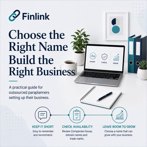 How to Choose a Name for Your Outsourced Paraplanning Business